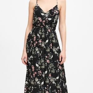 Banana Republic wrap effect midi dress